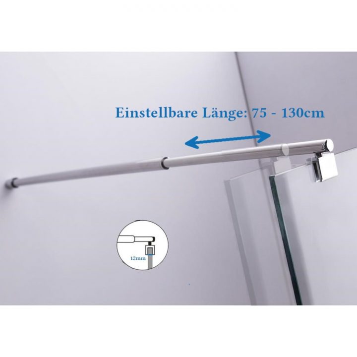 Détails Sur Tige S2 Barre Stabilisatrice Dressage Paroi De Douche 12Mm  Douche 75-130Cm encequiconcerne Barre De Renfort Paroi De Douche