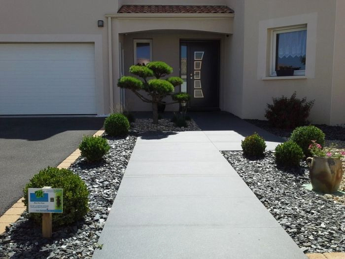 Devant De Maison En Gravier Meilleur De Jardin Devant encequiconcerne Parterre Devant Maison