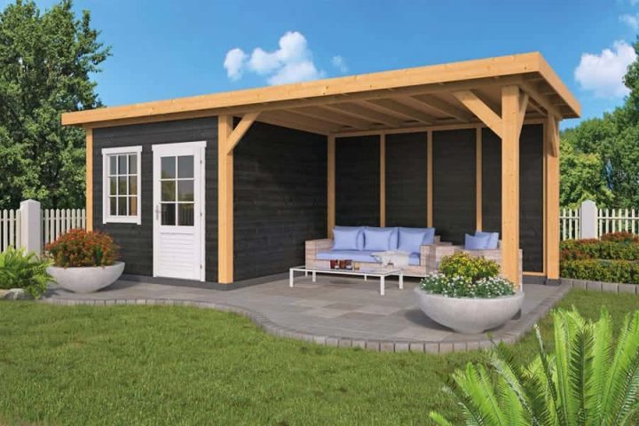 Dhz Overkapping Holten – Nu Met Korting » Buitenkampioen avec Douglas Tuinhuis Met Veranda