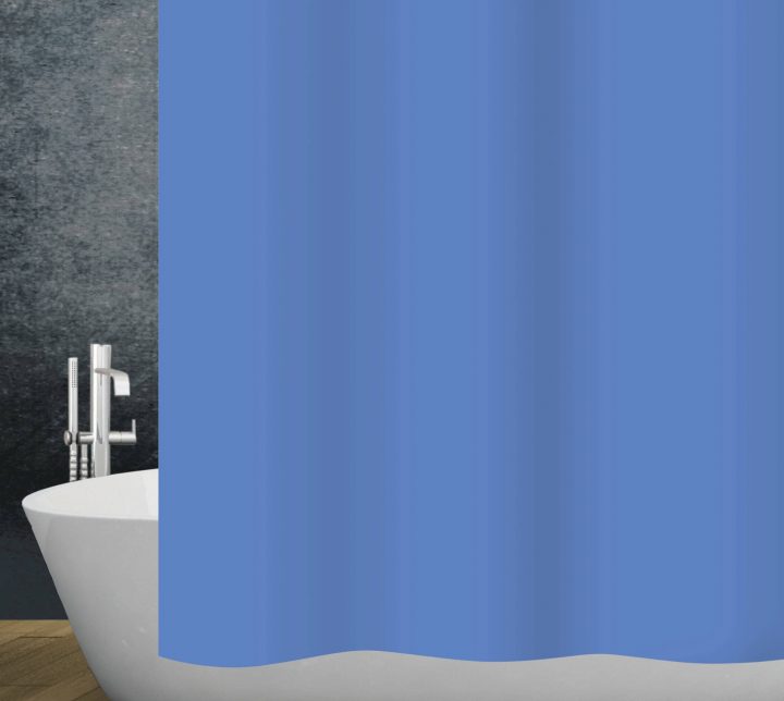 Diaqua Rideau De Douche Bleu encequiconcerne Rideau De Douche 120X200