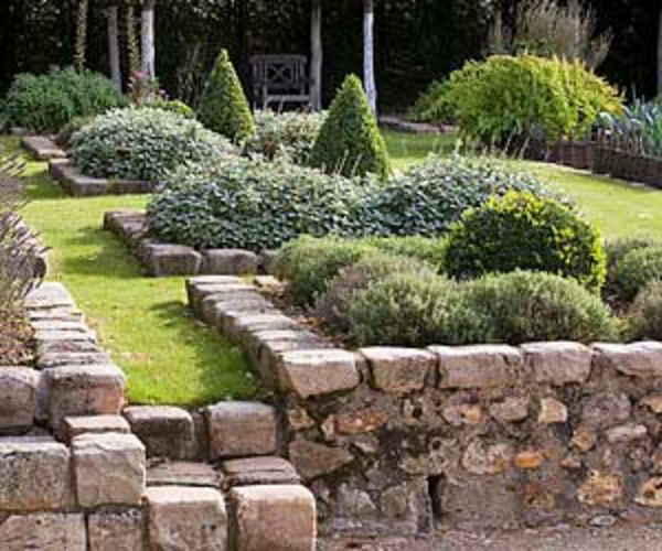 Différents Bordures De Jardin – Archzine.fr destiné Bordure De Jardin En Pierre