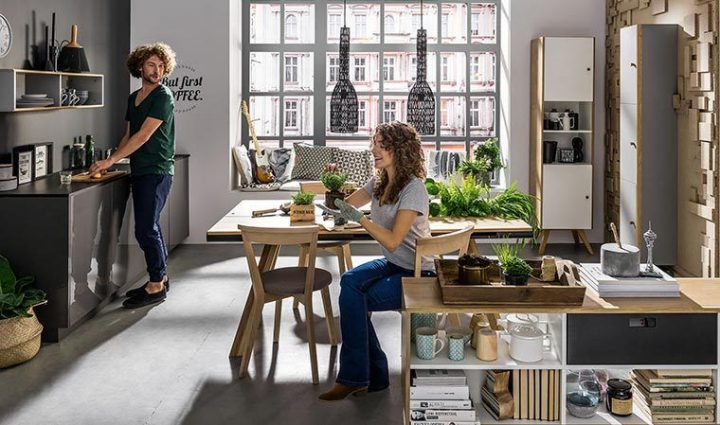 D'Inspiration #Scandinave, Ce #Meuble De #Rangement Donne concernant Donne Meuble