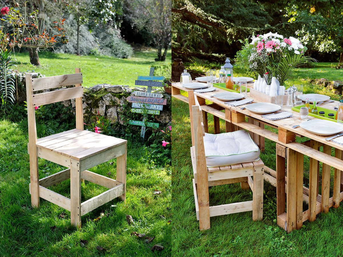 Diy  Comment Fabriquer Une Chaise De Jardin En Palettes