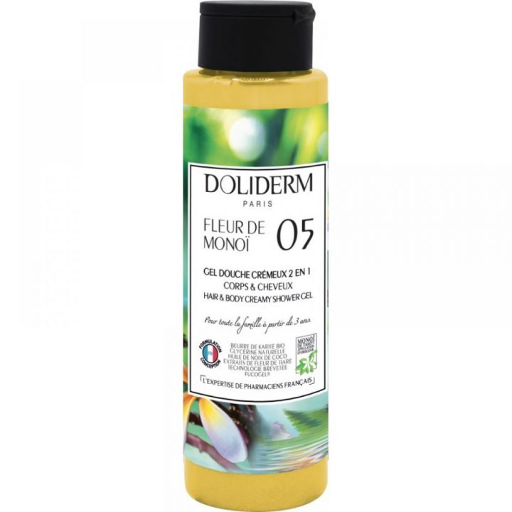 Doliderm – Gel Douche Crémeux Fleur De Monoï 200 Ml 1 Litre intérieur Gel Douche Monoi