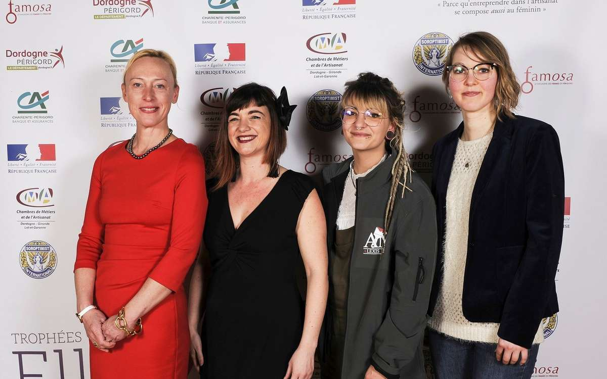 Dordogne : Elles M L'artisanat, Les Lauréates 2019 pour Chambre Des Metiers Perigueux