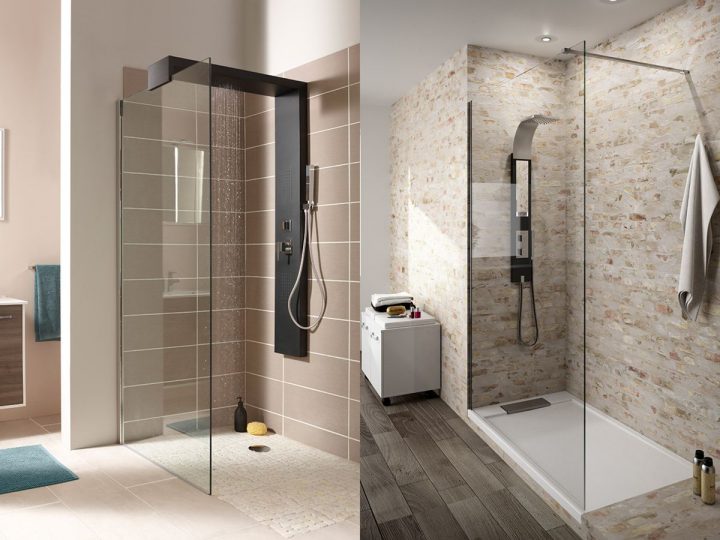 Douche À L'italienne Ou Douche Classique : Laquelle Choisir intérieur Douche Carrelée