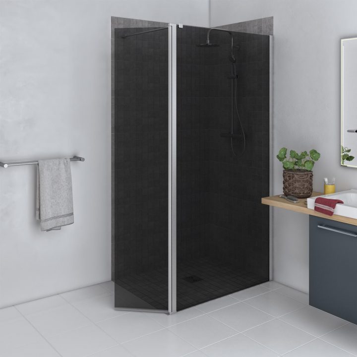 Douche À L'italienne Remix, Avec Receveur Lux 80X100 Cm dedans Receveur De Douche 80X100 Douche À L'italienne Remix, Avec Receveur Lux 80X100 Cm dedans Receveur De Douche 80X100