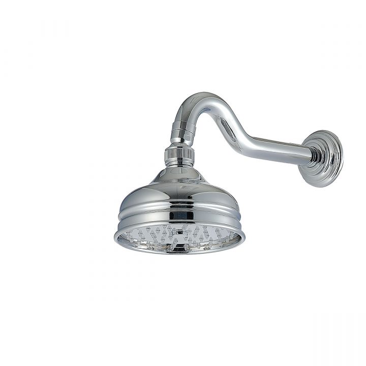 Douche De Tete Avec Pomme De Douche En Anticalcaire Ø125Mm intérieur Pommeau De Douche Anti Calcaire
