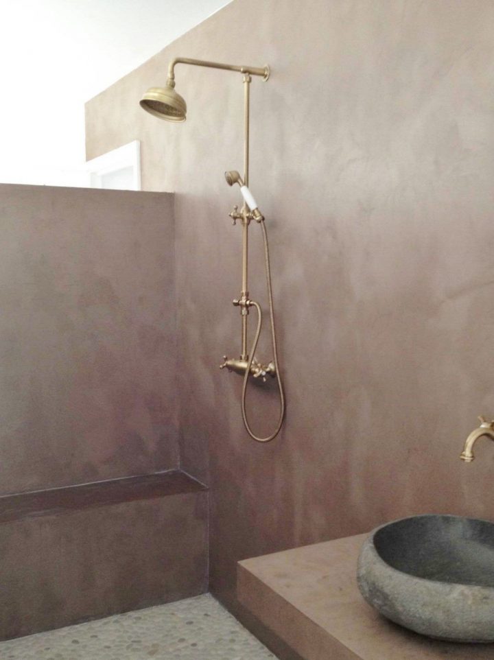 Douche En Béton Ciré | Douche En Beton Cire, Douche Béton dedans Peinture Etanche Pour Douche Douche En Béton Ciré | Douche En Beton Cire, Douche Béton dedans Peinture Etanche Pour Douche