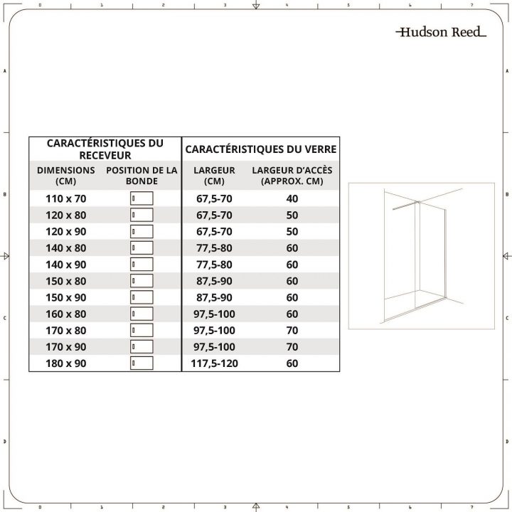 Douche Italienne Avec Receveur De Douche À Effet Texturé – Multiples  Tailles Disponibles – Nox serapportantà Largeur Douche Italienne