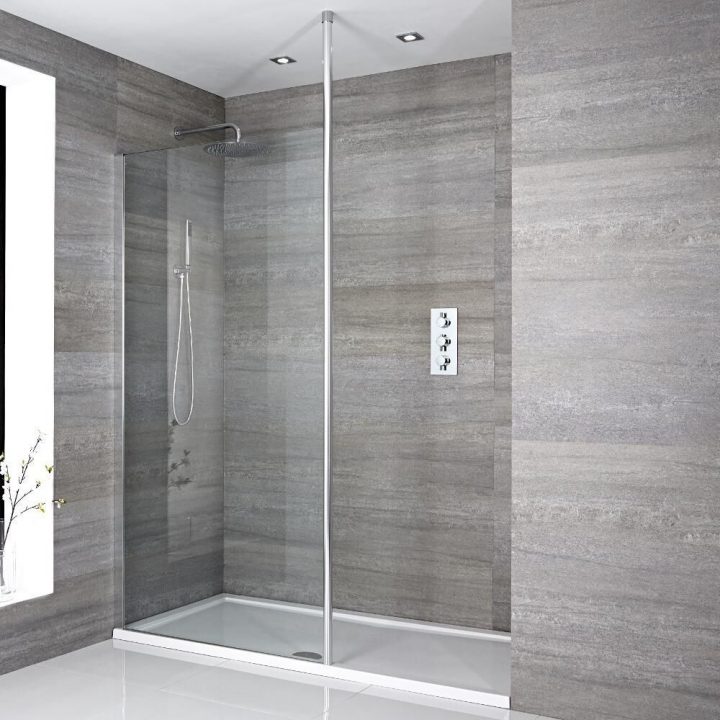 Douche Italienne Avec Receveur De Douche Et Paroi – Multiples Tailles  Disponibles – Sera intérieur Douché Italienne