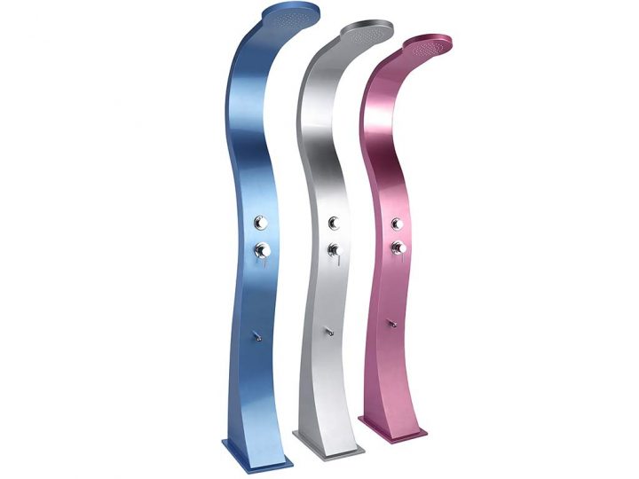 Douche Solaire Aluminium Formidra Bellagio Avec Mitigeur 37 L pour Douches Solaires Douche Solaire Aluminium Formidra Bellagio Avec Mitigeur 37 L pour Douches Solaires