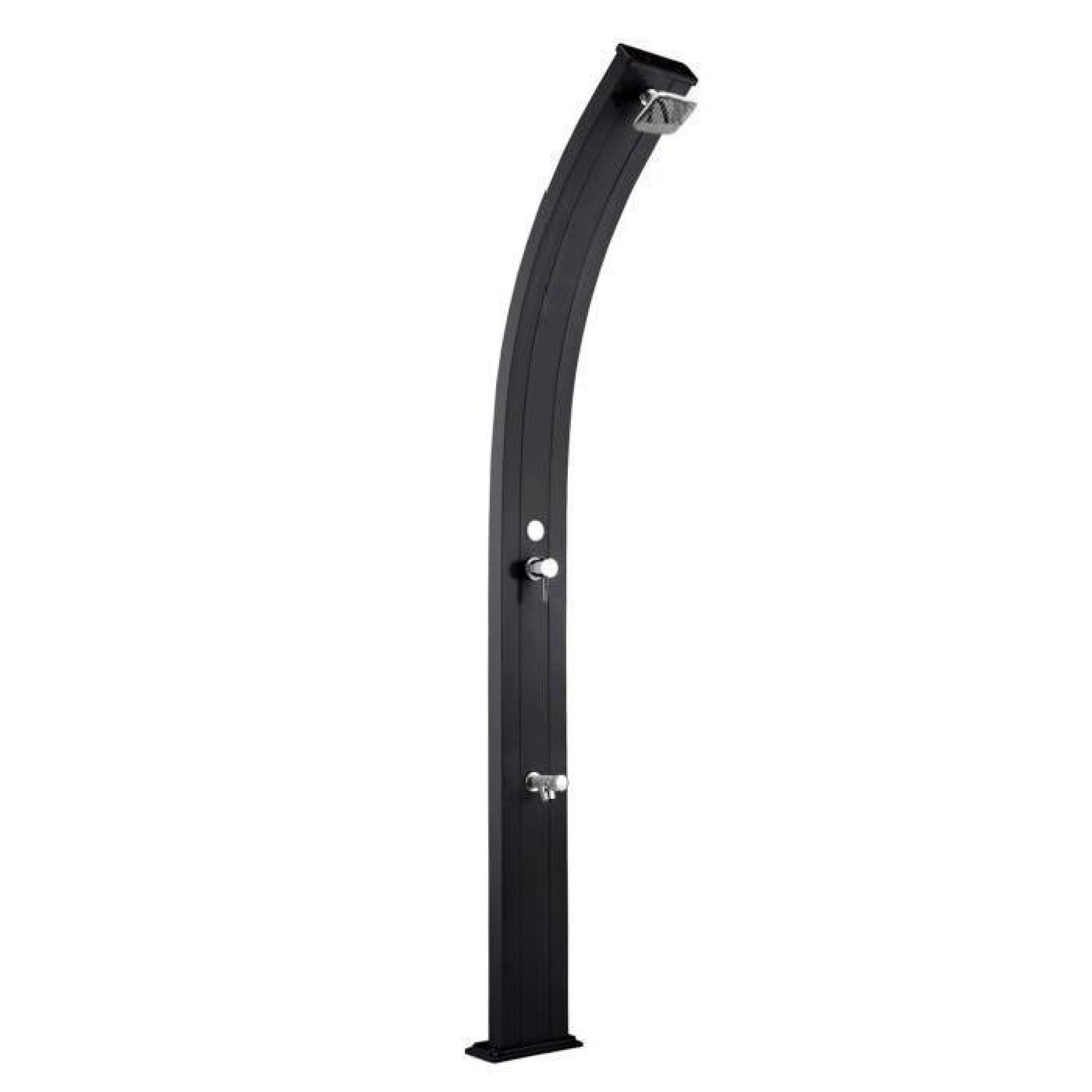 Douche Solaire Arkema A120 - 7016 Spring Couleur Anthracite Ral 70169 Douche Extérieure En Aluminium Anticorrosion Forme Courbée dedans Douche Extérieure Solaire Douche Solaire Arkema A120 - 7016 Spring Couleur Anthracite Ral 70169 Douche Extérieure En Aluminium Anticorrosion Forme Courbée dedans Douche Extérieure Solaire