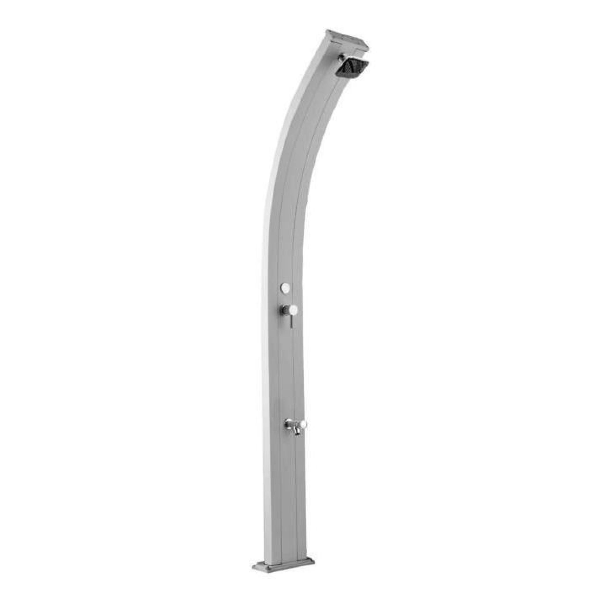 Douche Solaire Arkema A120 - 9007 Spring Couleur Inox Ral 9007 Douche Extérieure En Aluminium Anticorrosion Forme Courbée Chauffa pour Douche Extérieure Solaire Douche Solaire Arkema A120 - 9007 Spring Couleur Inox Ral 9007 Douche Extérieure En Aluminium Anticorrosion Forme Courbée Chauffa pour Douche Extérieure Solaire