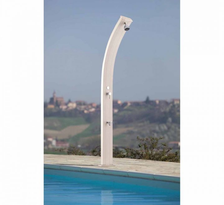 Douche Solaire Courbe Aluminium Spring 15L, Arkema serapportantà Douche Solaire Pour Piscine