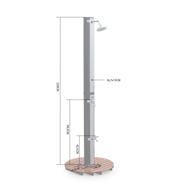 Douche Solaire D'extérieur Aquae Pour Piscine, Terrasse Et à Douches Solaires Douche Solaire D'extérieur Aquae Pour Piscine, Terrasse Et à Douches Solaires