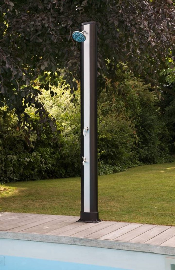 Douche Solaire Pour Piscine 34 Litres Avec Rince Pieds Intégré pour Douche Solaire Pour Piscine