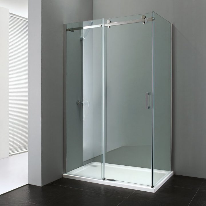 Douchecabine Berlin Met Schuifdeur 100X80 destiné Douche À Affusion