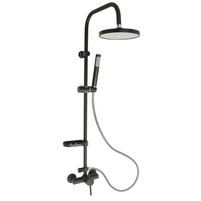 Douchette – Flexible Rousseau Sirocco Colonne De Douche à Colonne De Douche Noir Mat
