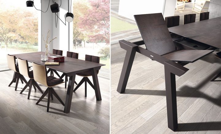 Dressy By Mobliberica – Table Duero Extensible | Table Salle pour Table Salle A Manger Plateau Ceramique