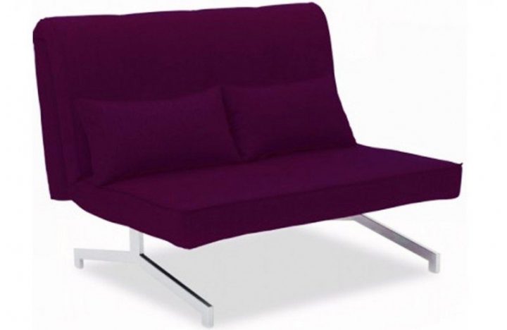 Duo Canapé Convertible Bz 120 Cm Violet – Meuble encequiconcerne Bz 120 Cm