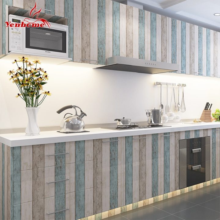 €10.85 30% De Réduction|Autocollants Muraux Auto Adhésifs En Vinyle | Film  Décoratif Pour Meubles, Autocollant De Garde Robe, Étanche, Armoire De pour Adhésif Pour Meuble