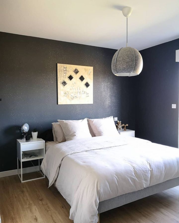 ✨Paillettes✨ Envie D'un Mur Noir Dans Votre Chambre, Mais à Peinture Pailletée Chambre ✨Paillettes✨ Envie D'un Mur Noir Dans Votre Chambre, Mais à Peinture Pailletée Chambre