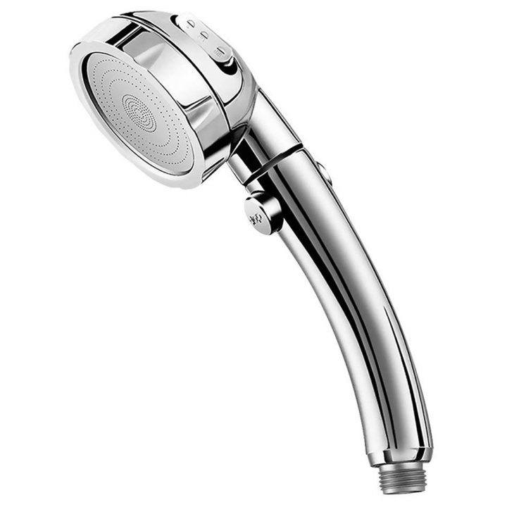 €5.65 20% De Réduction|Pomme De Douche À Main Haute Pression | Chrome 3 Scintillante Avec Interrupteur De Pause Marche/off Économie D'eau, Luxe intérieur Pommeau De Douche Économique €5.65 20% De Réduction|Pomme De Douche À Main Haute Pression | Chrome 3 Scintillante Avec Interrupteur De Pause Marche/off Économie D'eau, Luxe intérieur Pommeau De Douche Économique
