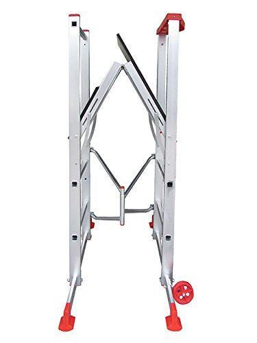 Echafaudage Aluminium Plio 3 Hailo – Hauteur De Travail 3 intérieur Echafaudage De Jardin