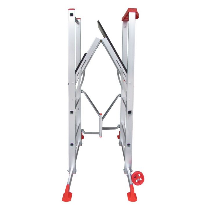 Échafaudage Pliant Mini Hailo Avec Tablette Porte-Outils H encequiconcerne Echafaudage Jardin