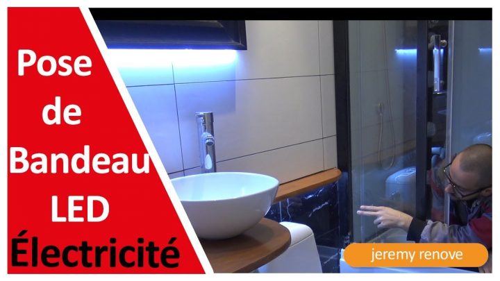 Eclairage Led Et Mirroir De Salle De Bain intérieur Ruban Led Salle De Bain