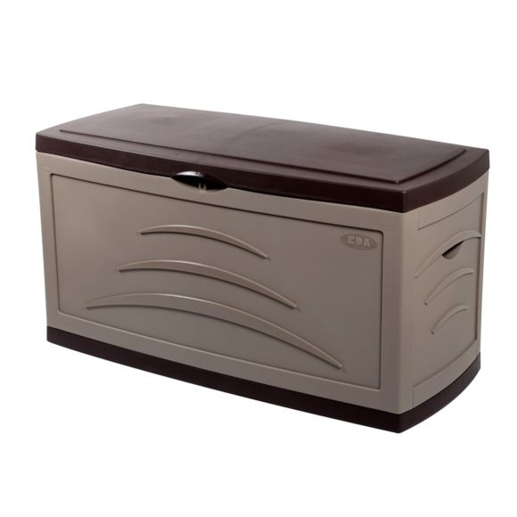 Eda - Coffre De Rangement Serena - 310 L - Taupe - Pas encequiconcerne Malle De Jardin