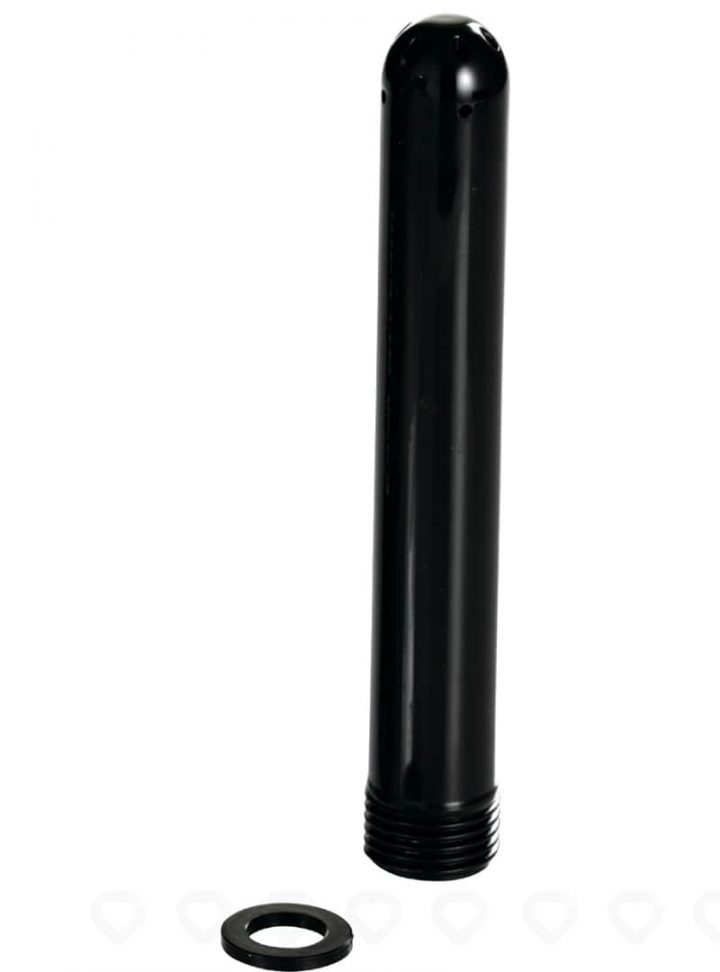 Embout De Douche Fin Noir Pour Lavements avec Embout De Douche Anal