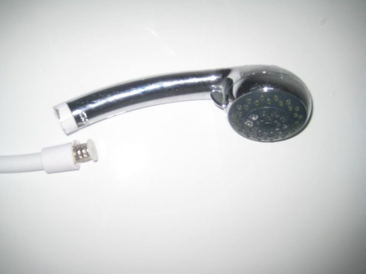 Embout Flexible De Douche Cassé avec Paume De Douche