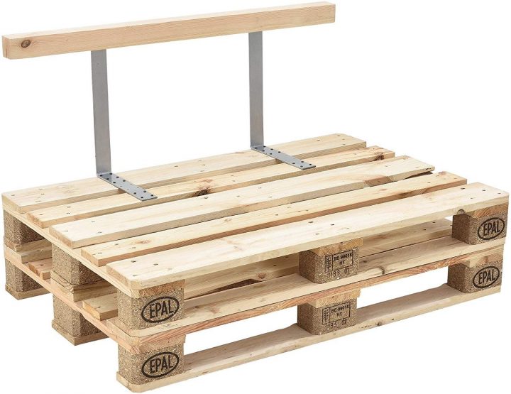 [En.casa] Dossier Pour Canapé D'Euro Palette Massif Aspect avec Canapé Palette Dossier Incliné