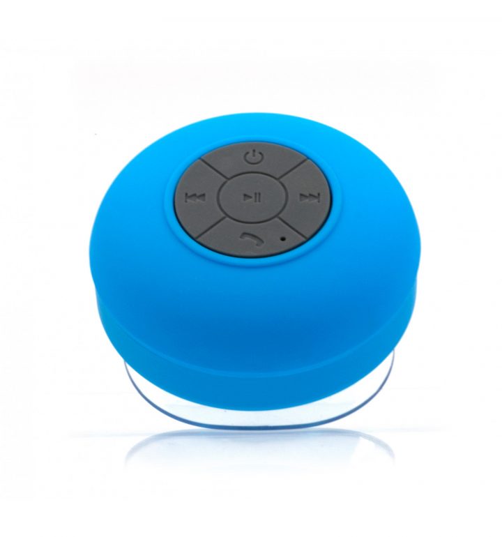 Enceinte Salle De Bain Bleue Bluetooth Waterproof serapportantà Enceinte Bluetooth Salle De Bain