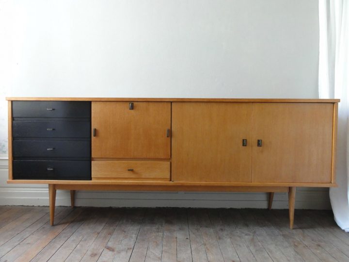Enfilade Annees 60 – Vintage Emoi concernant Meuble Année 60