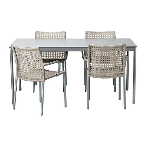 Enholmen Table Et 4 Chaises Ikea | Extérieur! | Pinterest destiné Chaises De Jardin Ikea