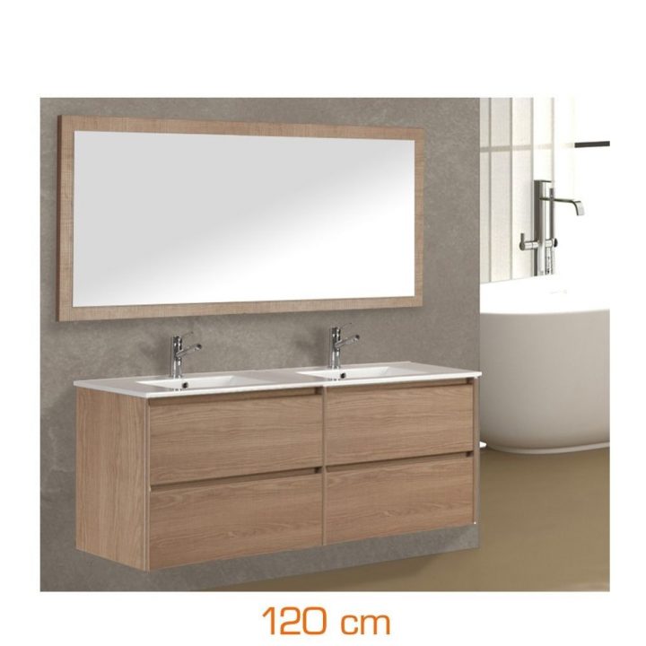 Ensemble Double Vasque Dekor 120 Cm – 4 Tiroirs + Miroir à Vente Privée Meuble Salle De Bain Ensemble Double Vasque Dekor 120 Cm – 4 Tiroirs + Miroir à Vente Privée Meuble Salle De Bain