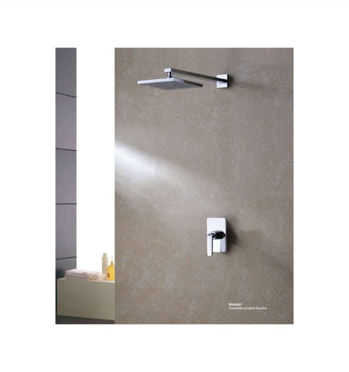 Ensemble Douche Encastrée 1 Voie Diva De O'design Ottofondà encequiconcerne Douche Encastree