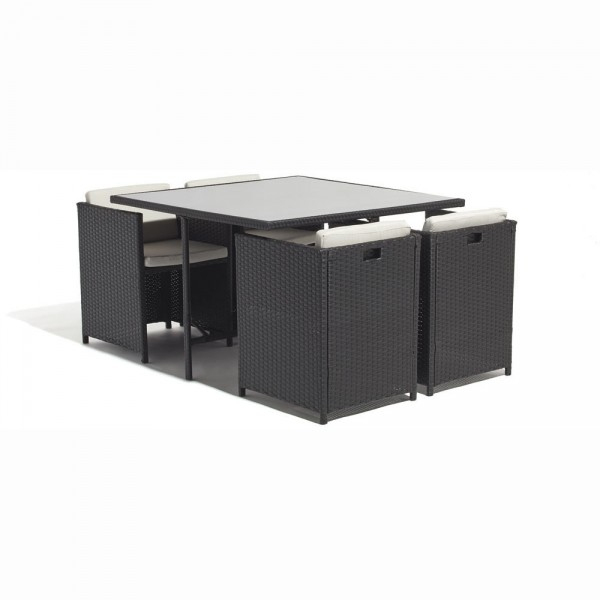 Ensemble Repas Pour 4 Personnes Vegas – Table / Chaise concernant Table De Jardin 4 Personnes