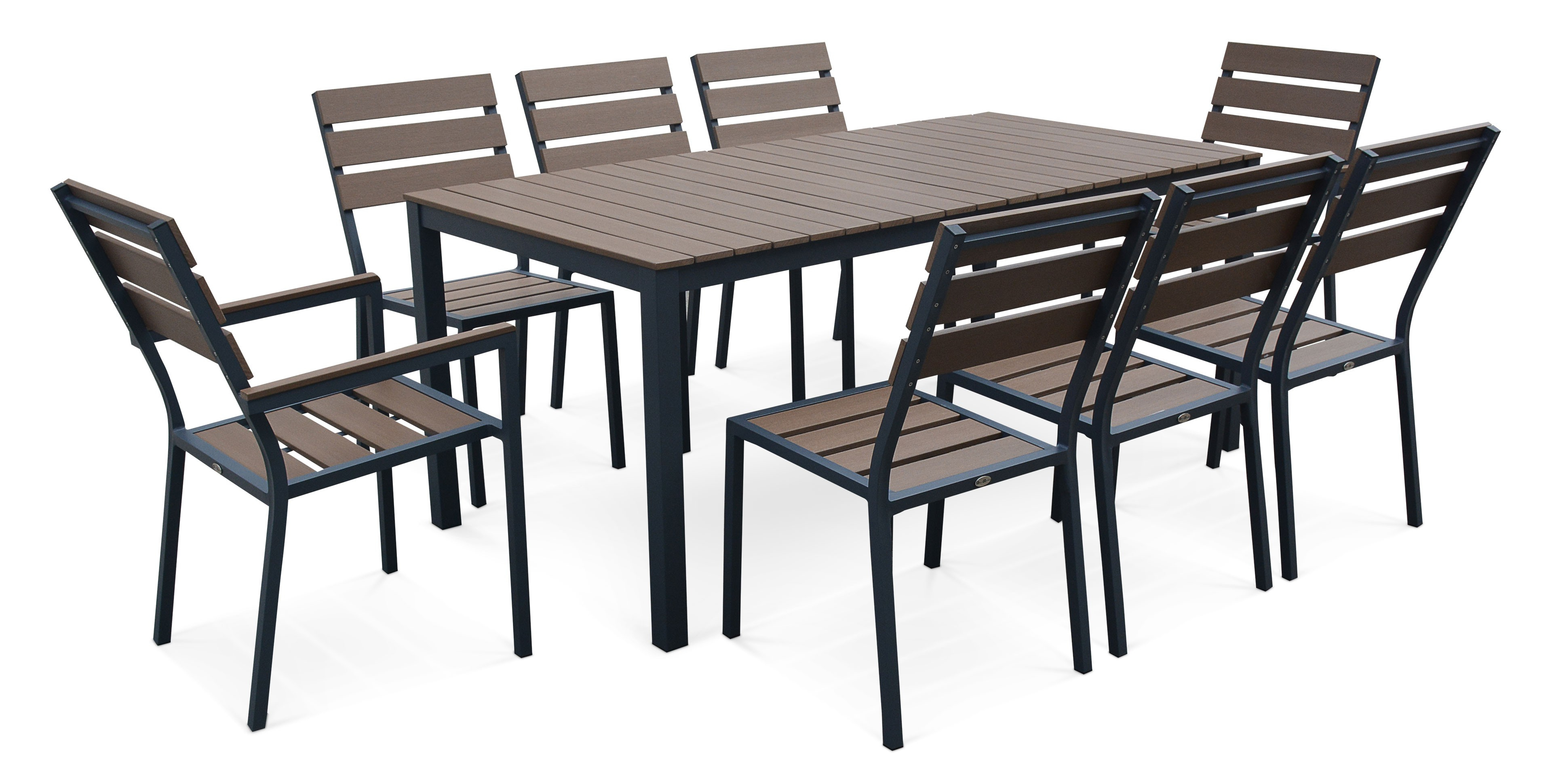 Ensemble Table Et Chaise De Jardin 4 Personnes - Veranda pour Table Jardin 4 Personnes