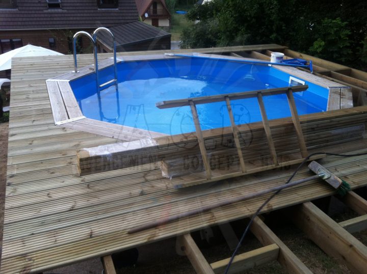 Entourage Piscine – Agencement Concept Bois dedans Habillage Piscine Hors Sol