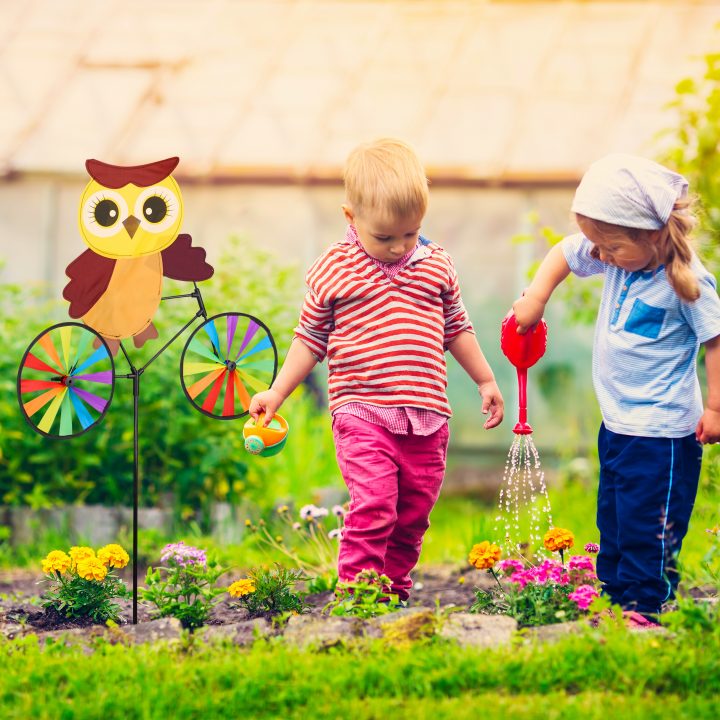 Éolienne Animal Fleurs Connecteur Connecteur De Jardin concernant Eolienne De Jardin