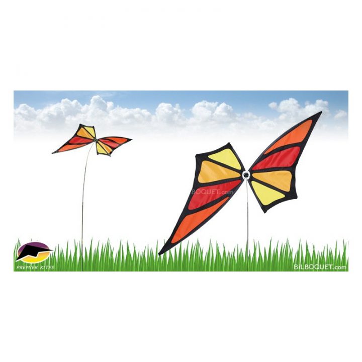 Eolienne Décorative Sur Mât Papillon Monarch intérieur Éolienne Décorative