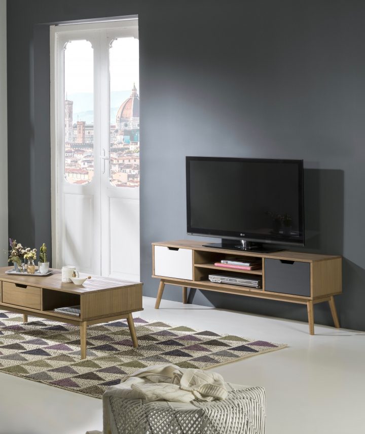 Épinglé Par Hadja Sur Mur Tv En 2020 | Mobilier De Salon destiné Meuble Tv Table Basse Assorti