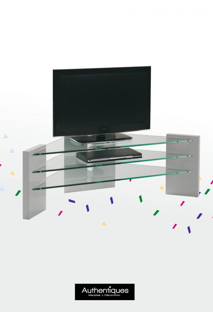 Épinglé Par Tasimovicz Sur Meuble Tv En 2020 | Meubles En Verre encequiconcerne Meuble Tv Amplifié