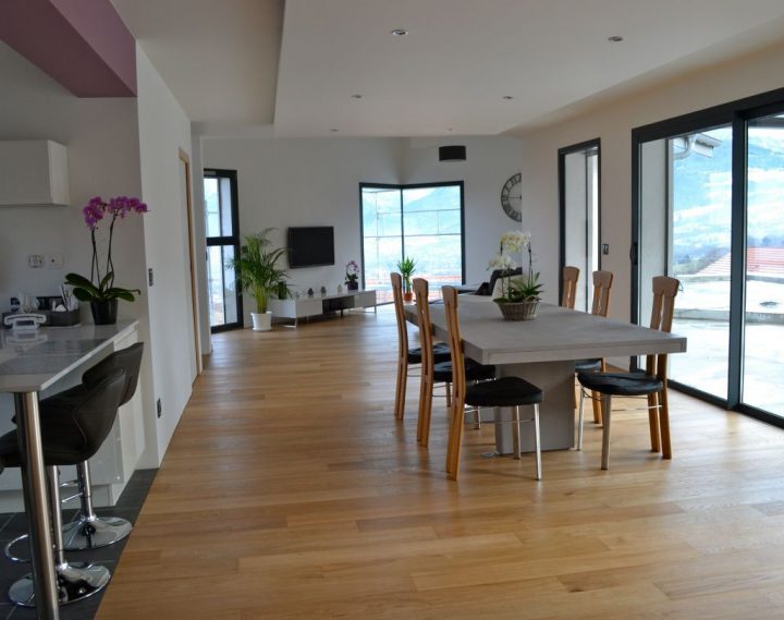 Épinglé Sur Inspirations – House Construction encequiconcerne Parquet Salon Salle A Manger