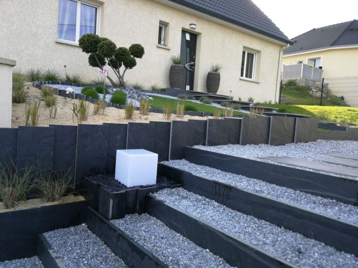 Escaliers Extérieurs En Ardoise : Les Idées De Côté Déco tout Dalle Ardoise 1Mx1M Escaliers Extérieurs En Ardoise : Les Idées De Côté Déco tout Dalle Ardoise 1Mx1M