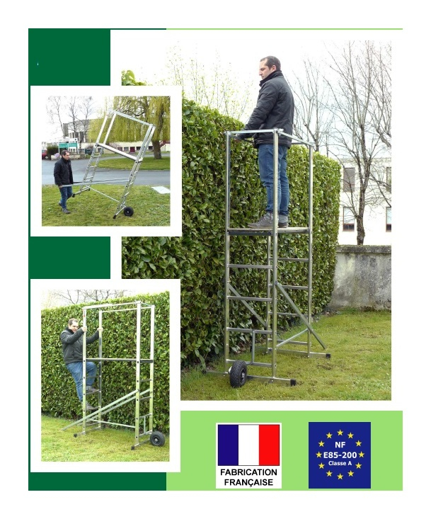Escalux – Echafaudage De Jardin En Aluminium Haut. Travail serapportantà Echafaudage Jardin Escalux – Echafaudage De Jardin En Aluminium Haut. Travail serapportantà Echafaudage Jardin